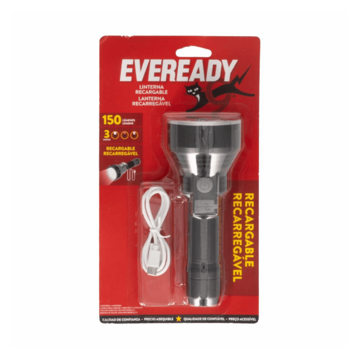 Eveready Linterna Recargable  150 Lumines