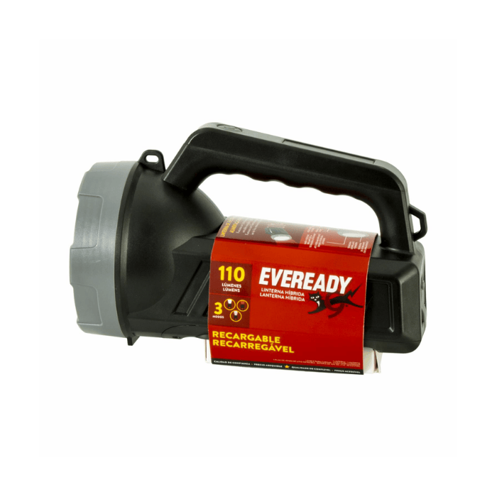 Eveready Linterna Recargable Hibrida 110 Lumines