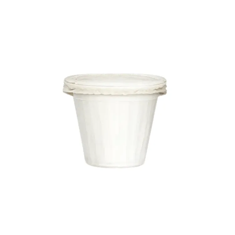 Pirutina Blanca Tipo Sombrero  7.7cm  x 50 Unidades