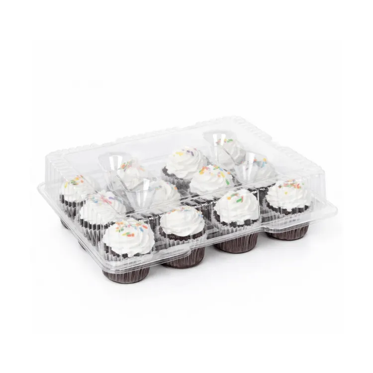 Tarrina Transparente 12 Cupcakes  