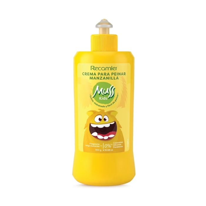 Crema Para Peinar Muss Kids Manzanilla 300g