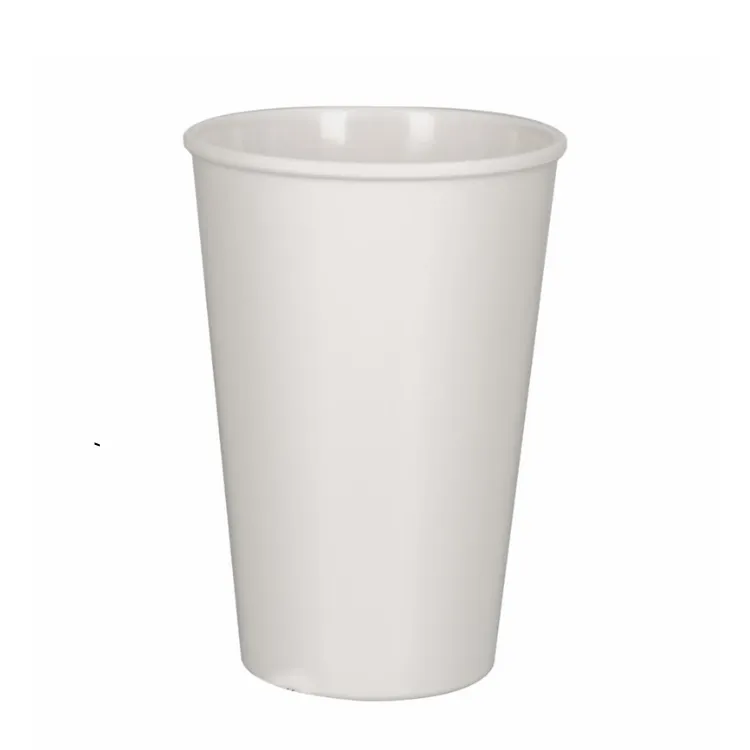 [19453] Vaso Liso Redondeado Blanco A5 B1003-A5BL 350ml