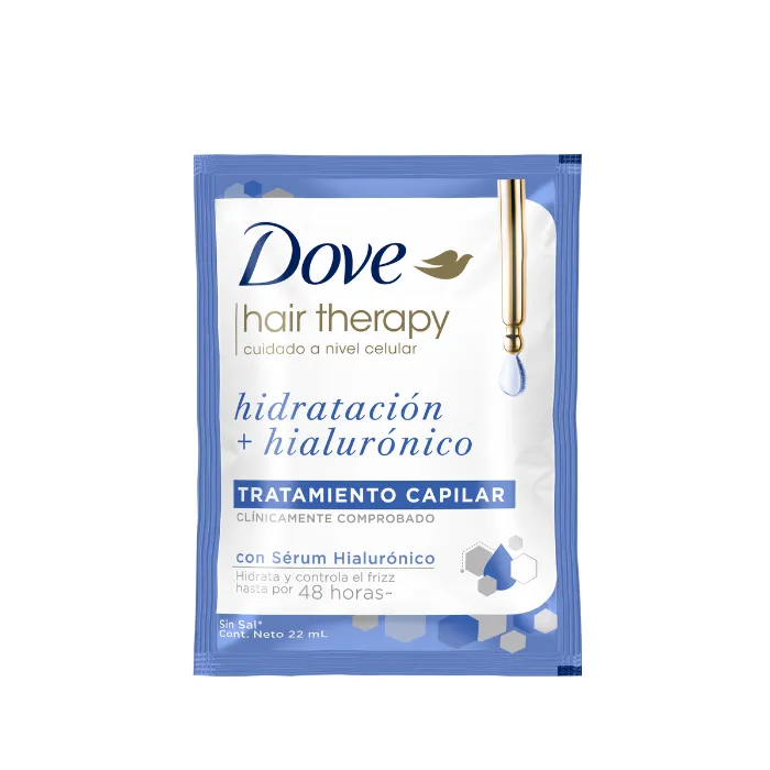 Dove Sachet Tratamiento Hidratación + hialurónico 22ml