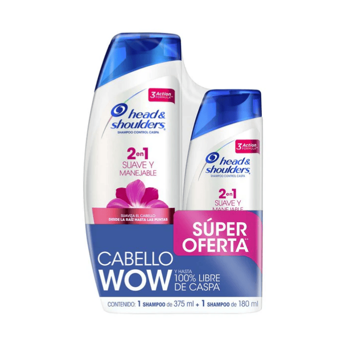 Shampoo H&S Suave Y Manejable 700ml + 180ml