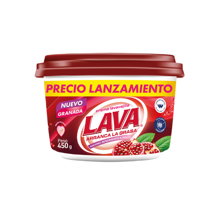 Crema Lavavajilla Lava Granada 450g