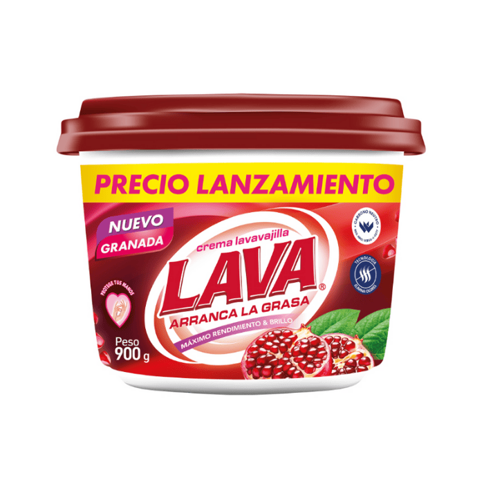 Crema Lavavajilla Lava Granada 900g