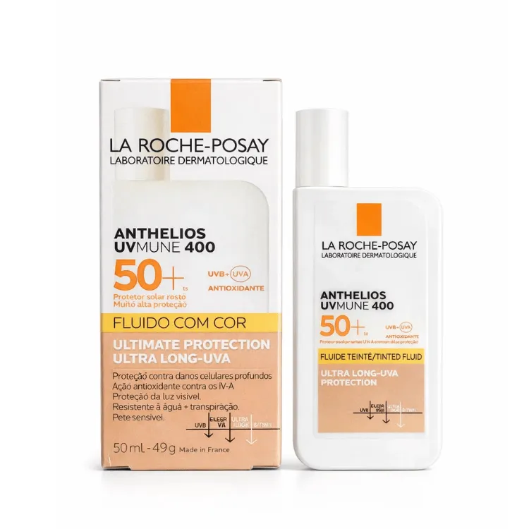 La Roche-Posay Anthelios Protector Solar 50+ Fluido Con Color 50ml