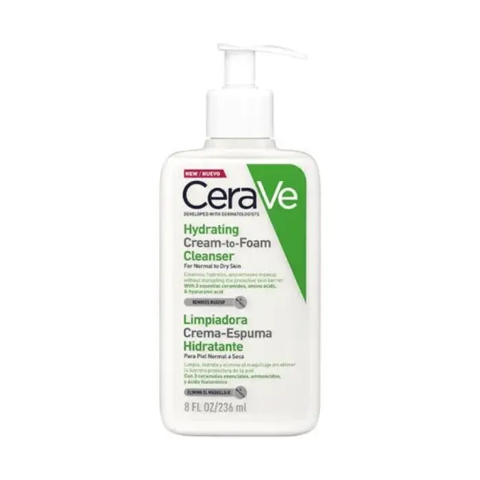 Cerave Limpiador Crema Espuma Hidratante 236ml