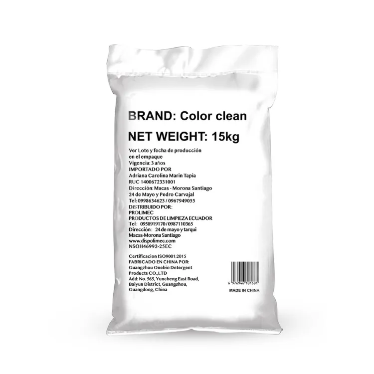 Color Clean Saco Blanco 15Kg