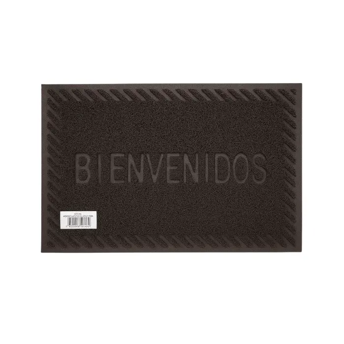 Alfombra de Caucho Bienvenido/Rayas 14mmx40x60