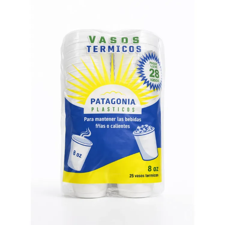 Vaso Térmico 8oz x25 Unidades Patagonia