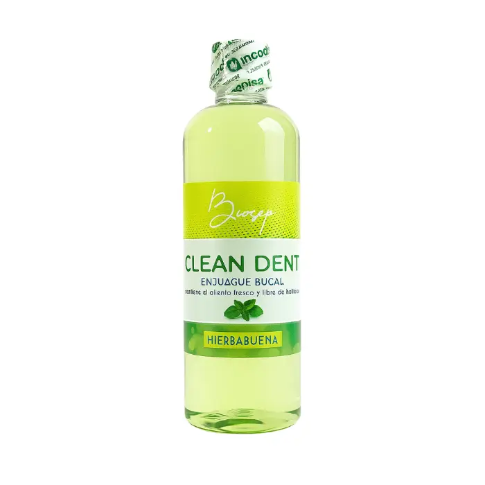 Enjuague Bucal Clean Dent 500ml Hierba Buena