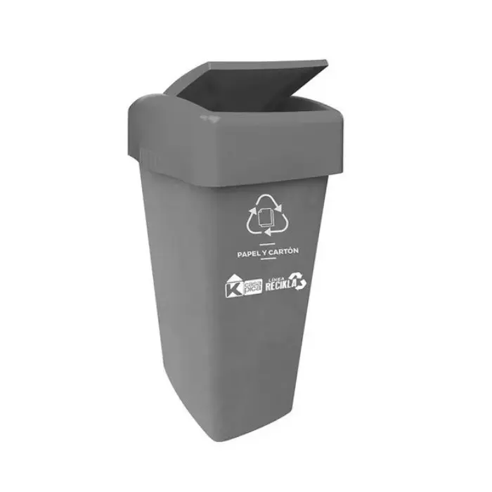 Tacho Reciclaje Capo 50L Base +Tapa 