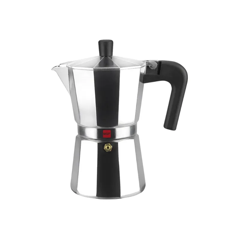 Cafetera de Aluminio Kenia 6Tazas 