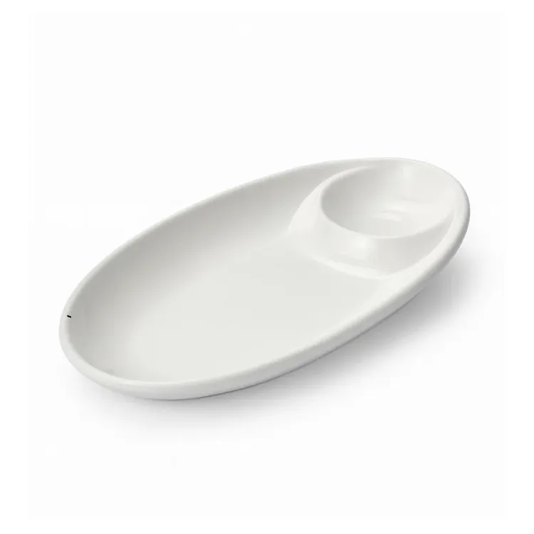 Sabana Bandeja C/Salsera Melamine 14x28cm
