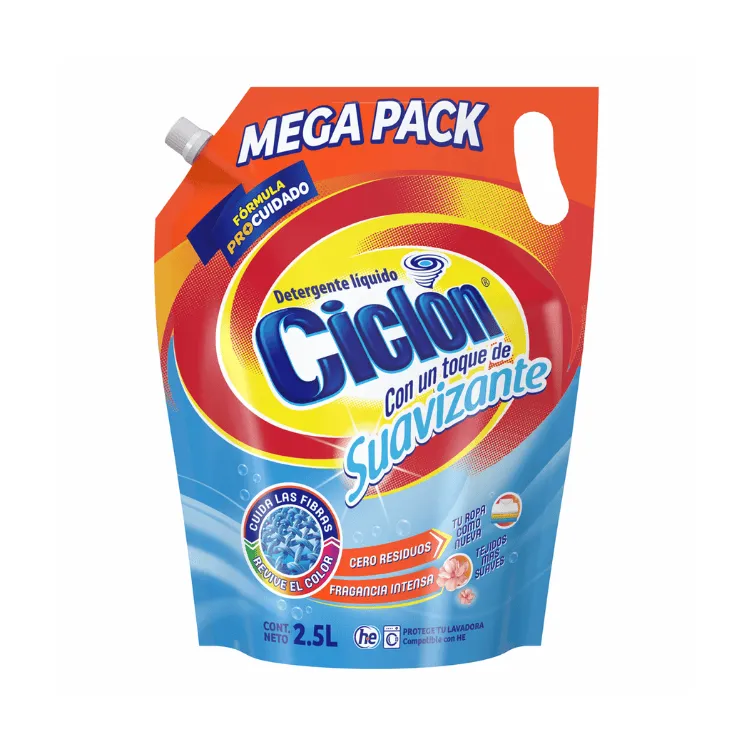 [7861048611640] Ciclon Detergente Liquido C/Suavizante 2.5L