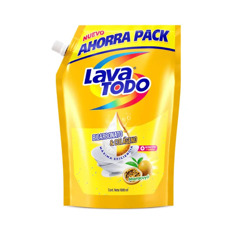 Lava Todo Lavavajilla Líquido Maracuyá 1000ml