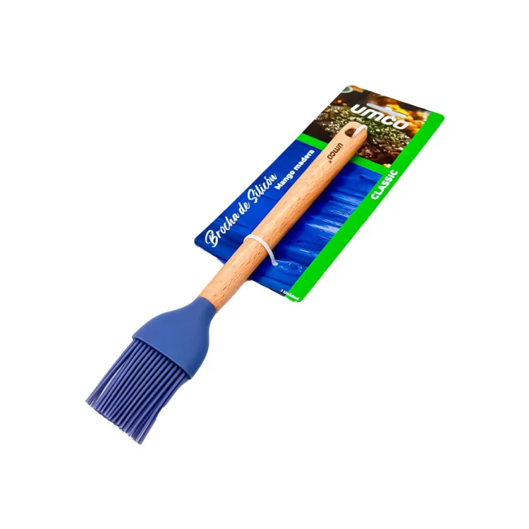 [UM.9488] Umco Brocha De Silicon Mango De Madera