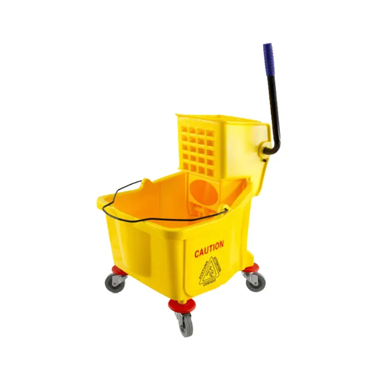 Coche Industrial Para Limpieza Amarillo