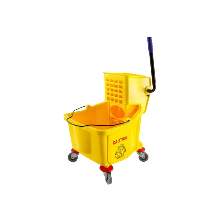 Coche Industrial Para Limpieza Amarillo