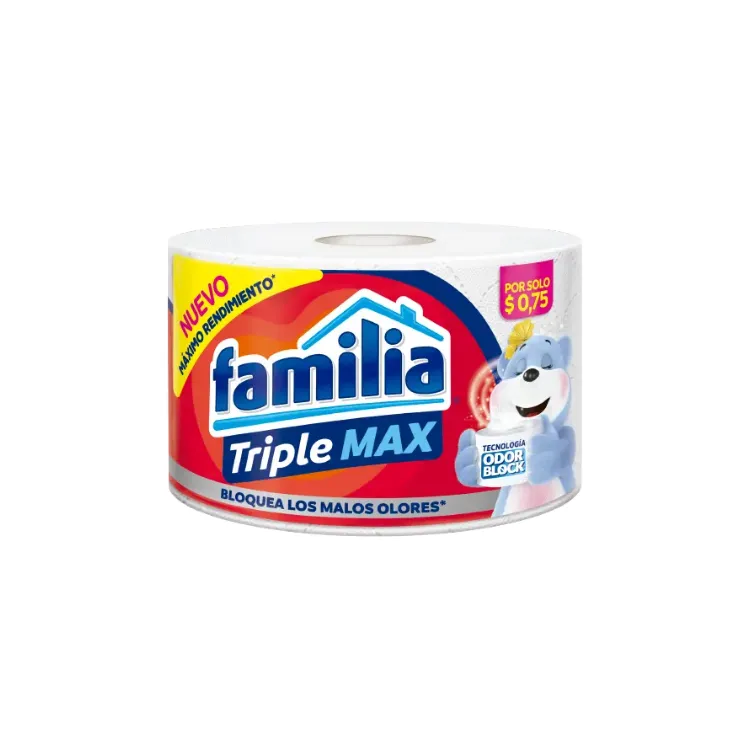Familia Papel Higiénico Triple Max C/Envoltura Unidad