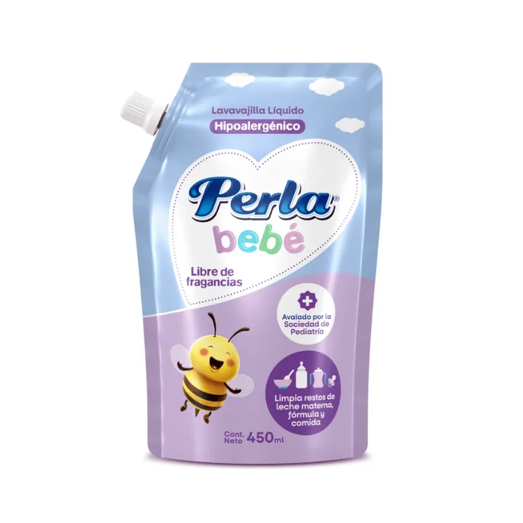 Lavabiberones Líquido Perla Bebé Doypack 450 ml