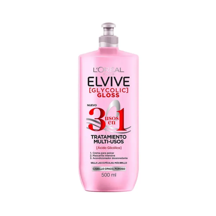 [7509552956825] Tratamiento L'Oréal Elvive Glycolic Gloss 500ml