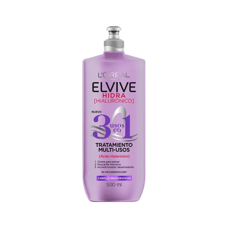 [7509552956832] Tratamiento L'Oréal Elvive 3en1 Hidra Hialuronico 500ml
