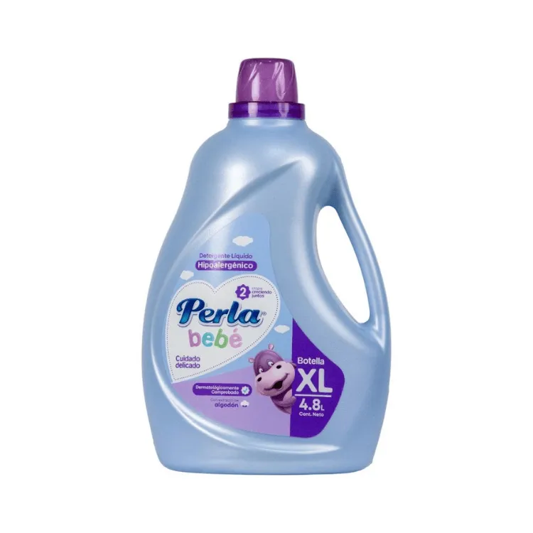 [40627579] Perla Bebe Detergente Líquido Algodón 4.8L