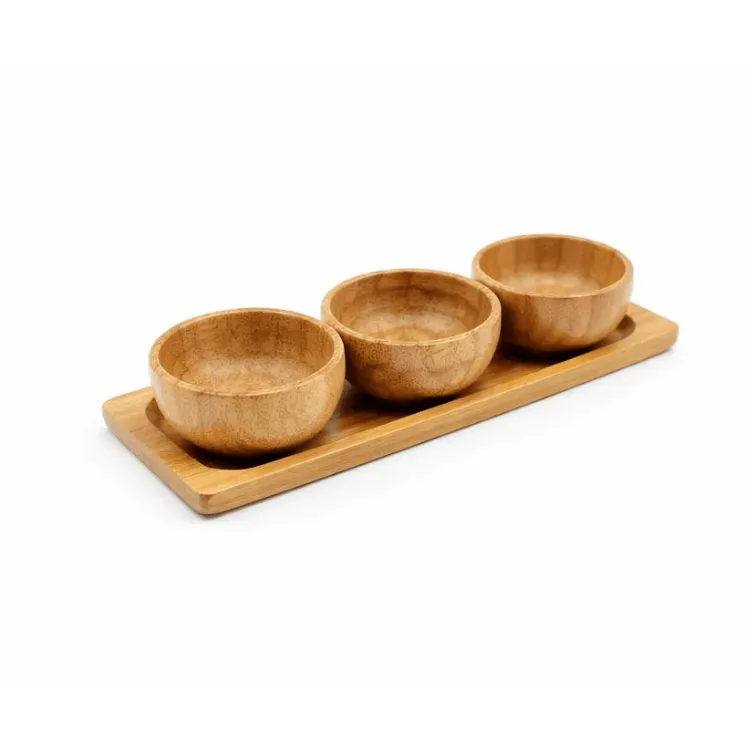 [57ARC8N] Bowl De Bamboo 4 Piezas