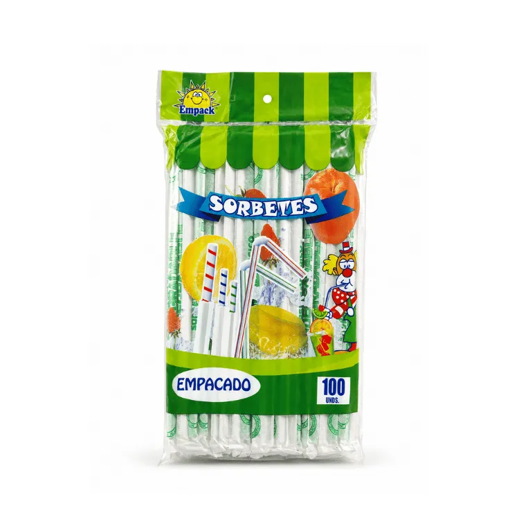 Sorbete Empacado 8.5 Biodegradable x100 Unidades Empack