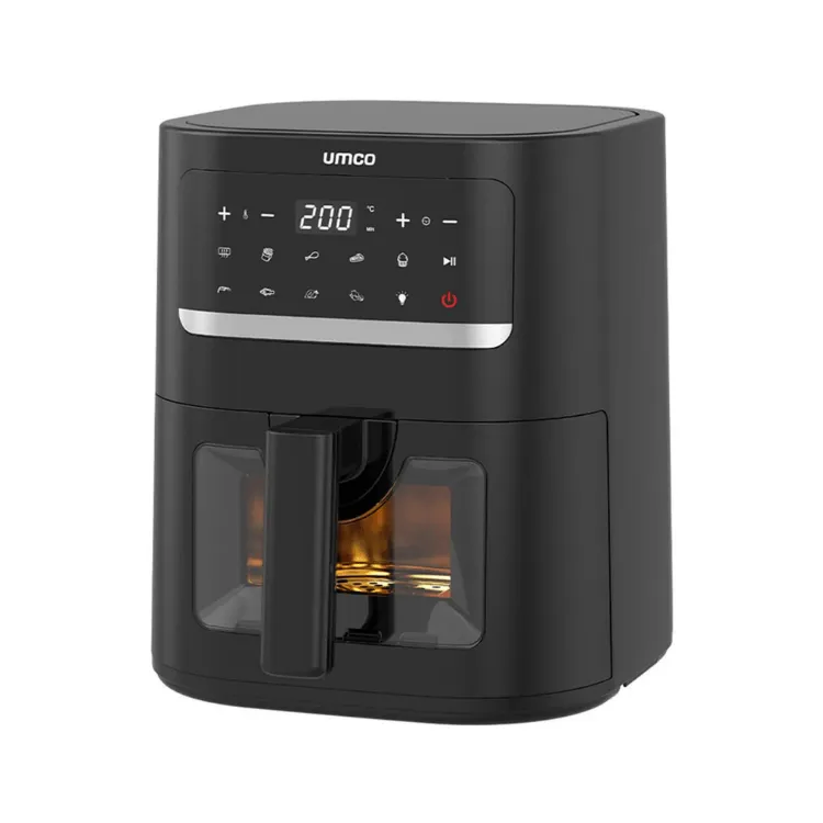[7861026961293] Umco Freidora De Aire 15002w 4.5L Negro Con Ventana