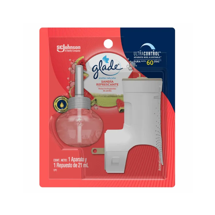 Glade Aceite Maquina+Repuesto 21ml Sandía Refrescante