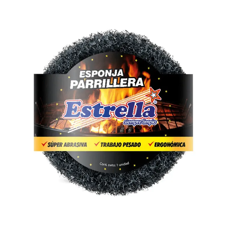 Esponja Parrillera Circular Estrella