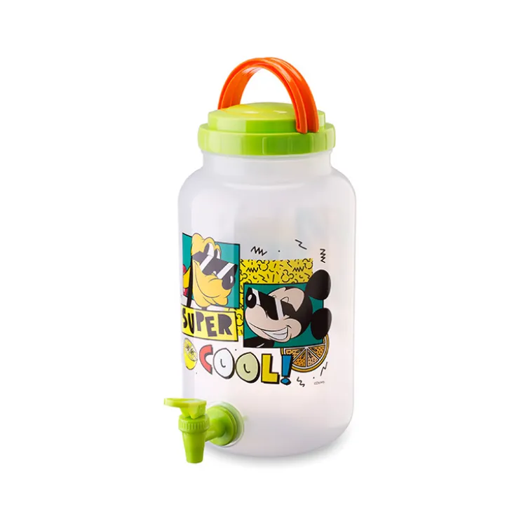 [CBV003100] Contenedor Hermético Rey 4Lt Con Caño Decorado