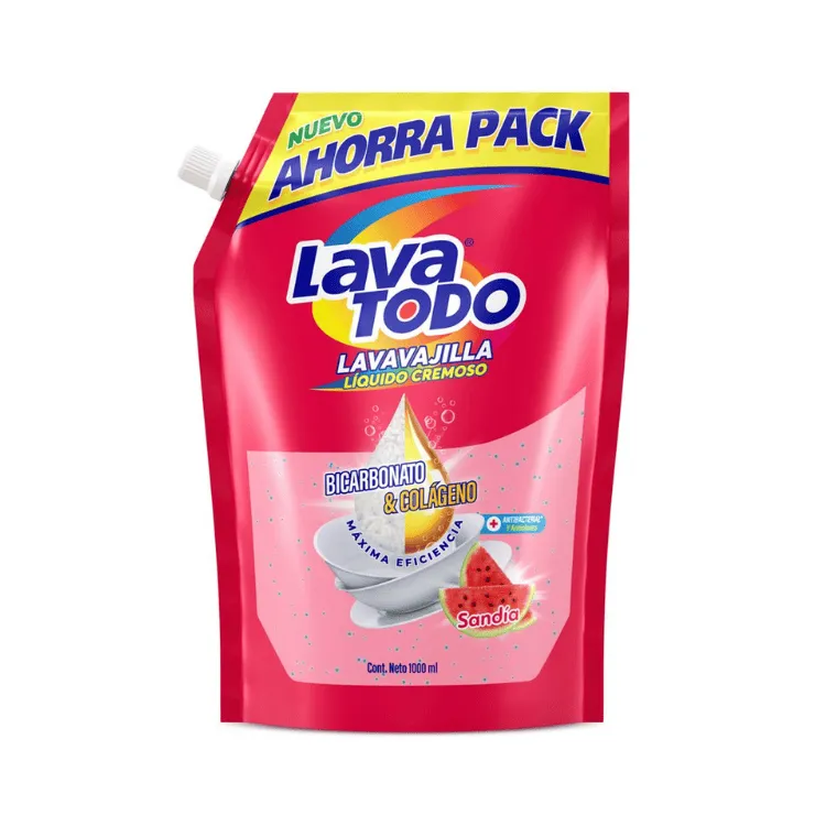 Lava Todo Lavavajilla Líquido Sandía Doypack 1L