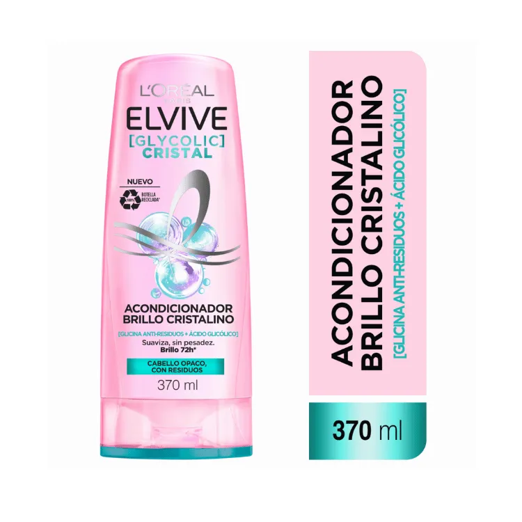 Acondicionador Elvive Glycolic Crystal 370ml