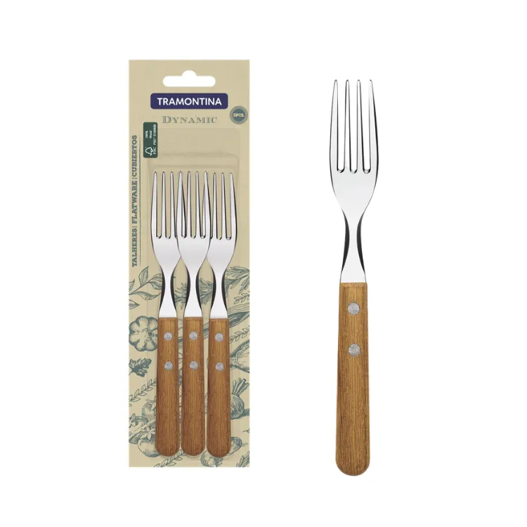 [56TRJBJ] Tramontina Juego Tenedor D/Mesa Dynamic 3Pzs 22302/300