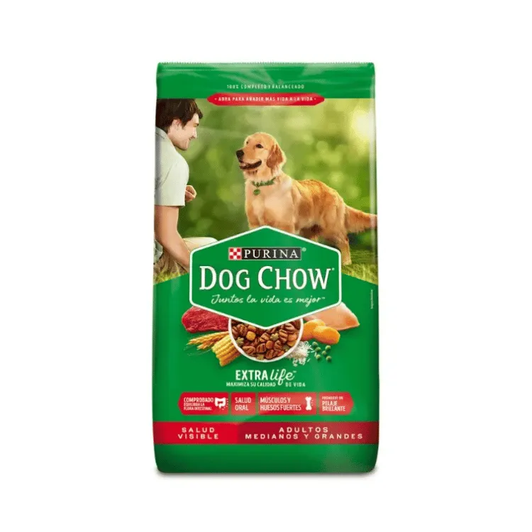 Dog Chow 22.7Kg Adultos Medianos-Grande