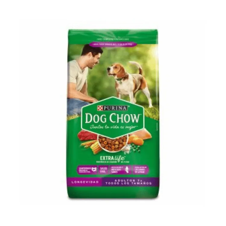 Dog Chow 8Kg Adultos + 7 Años Todos Los Tamaños