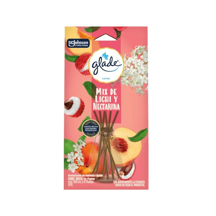 [7503053774728] Glade Varitas Aromatizantes Mix De Lichi Y Nectarina x100ml