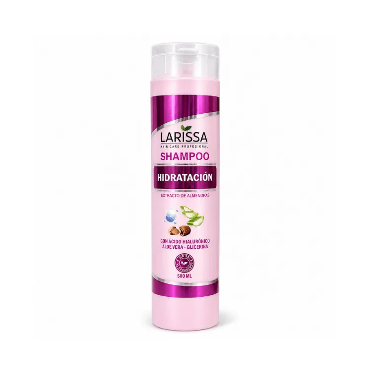 Shampoo Hidratación Con Almendra 500ml Larissa